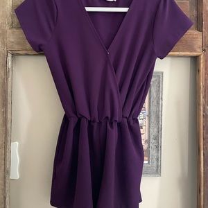 Purple Romper